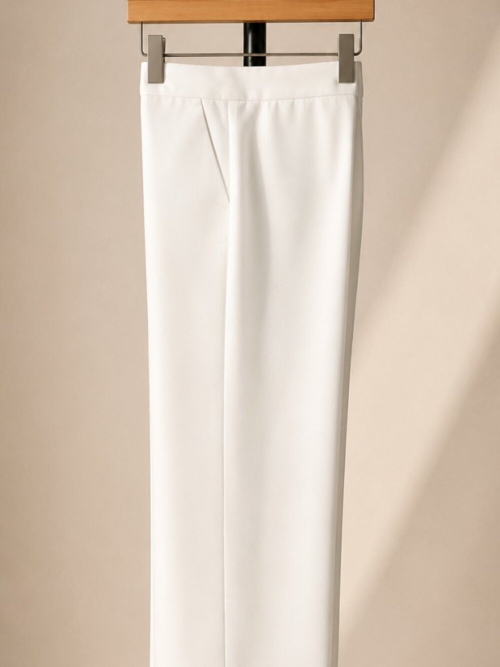 ESCADA Tamineh Off-White Cotton Straight Leg Pants Size 34